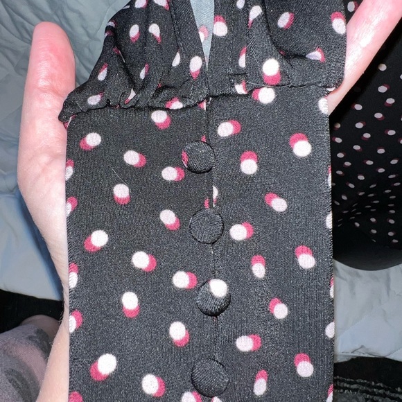 Tahari Boat Neck Balloon Sleeve Blouse - Picture 4 of 15